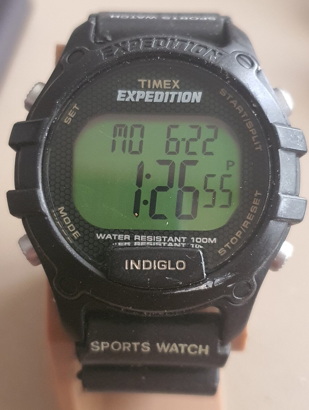 Timex Expedition Black Digital Alarm Chrono Men's Watch